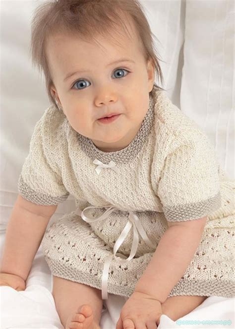 Платье для малышки спицами — Красивое вязание