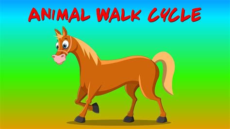 Animal Walk Cycle Horse Walk Cycle Youtube