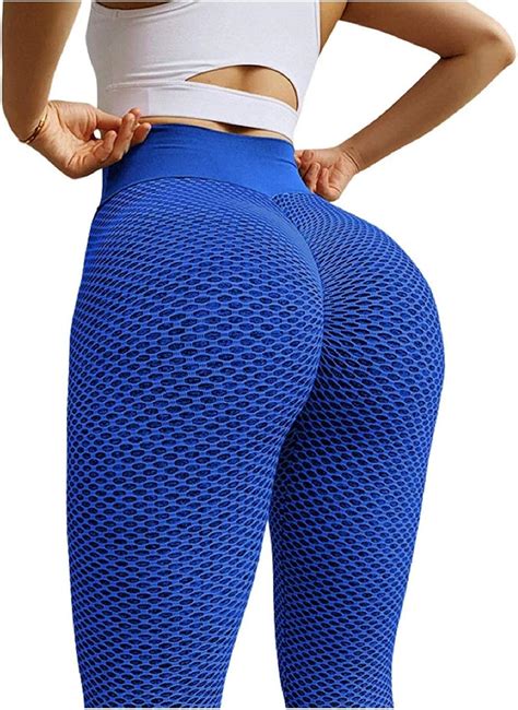 Amazon Com Yoga Pants For Women High Waist Womens High Waisted Yoga Leggings Buft Lifting