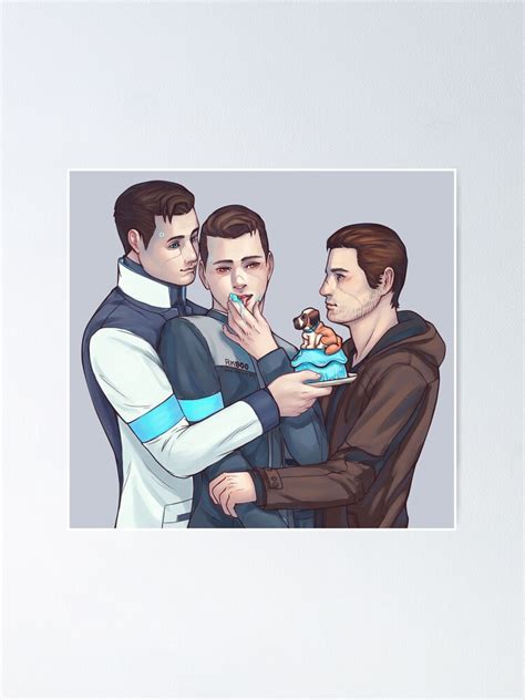 Connor Rk Gavin Reed With Cake Poster By SemainsArgevan Redbubble