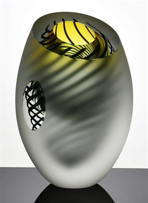 charlie macpherson small dizzy spiral vase iris 2024 contemporary applied arts