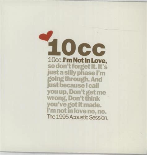 10cc Im Not In Love Music