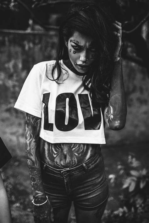 Face Tattoos Hot Tattoos Girl Tattoos Dark Photography Photography