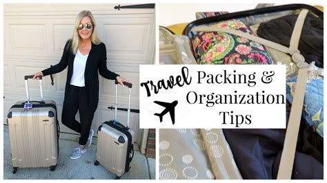 How To Pack A Suitcase Travel Tips And Organization Youtube