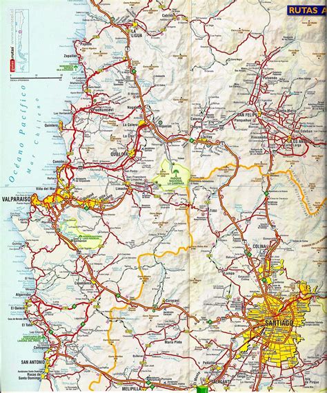 Mapa Vial De Chile