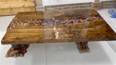 Artist Makes Unique Table Using Thousands Of Colored Pencils Rtm
