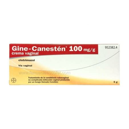 Gine Canesten Crema Vaginal 100 Mg 5 G