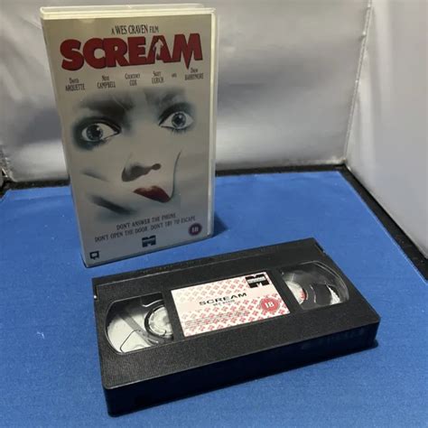 Scream 1996 A Wes Craven Film Horror Vhs £499 Picclick Uk