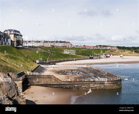 View Over What Remains Of Tynemouth Open Air Pool Once A A Popular