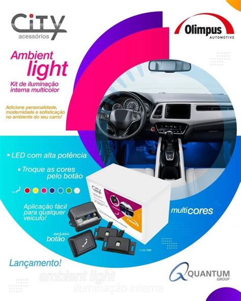 quantum group lança kit de iluminação interna ambient light portal revista automotivo