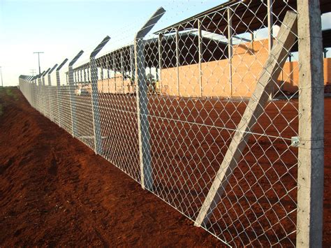 Cercamento Com Palanques De Concreto E Telas Alambrado Sem Viga De