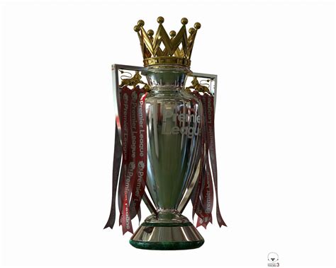 English Premier League Trophy 3d Model By Daniel Mikulik