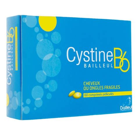 Cystine B6 Bailleul Comprimé Traitement Chute De Cheveux Alopécie