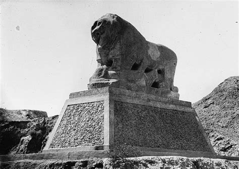 Basalt Lion Of Babylon Statue Illustration World History Encyclopedia