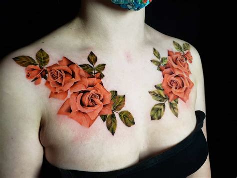 101 Best Floral Chest Tattoo Ideas That Will Blow Your Mind Outsons