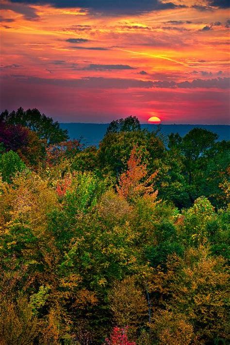 Sunsets Autumn And Ohio On Pinterest