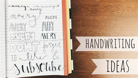 How To Make Your Handwriting Pretty Handwriting Ideas Youtube
