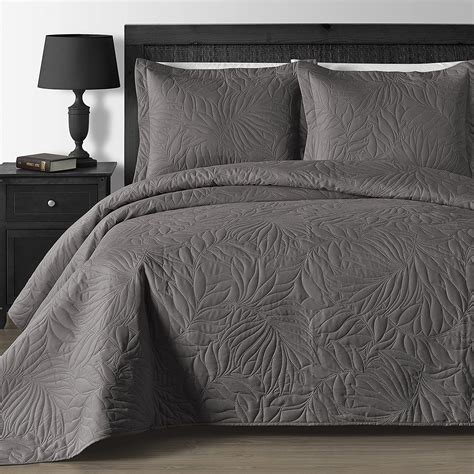 Comfy Bedding Extra Lightweight And Oversized Thermal Pressing Leafage