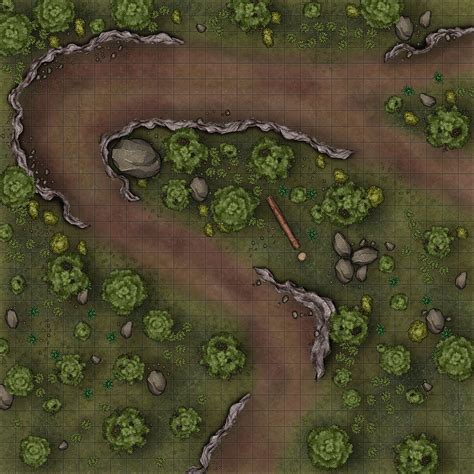 Battle Map Forest Bend Inkarnate Create Fantasy Maps Online