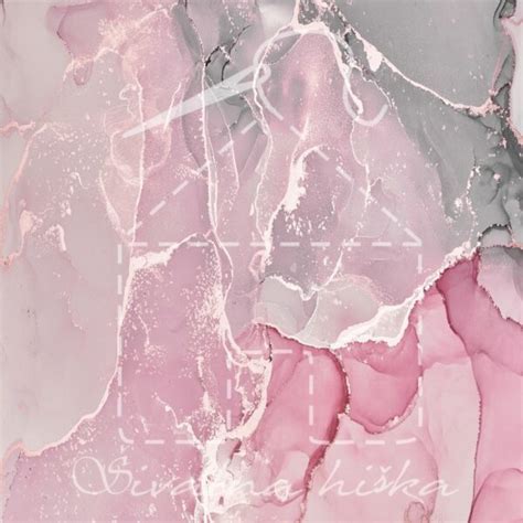 Umetno Usnje Panela Pink Gray Marble Šivalna Hiška