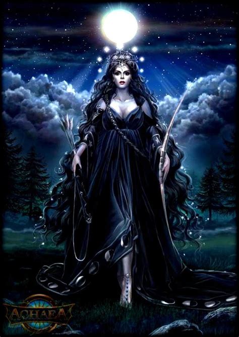 Artemisa Star Goddess Triple Goddess Moon Goddess Art Goddess