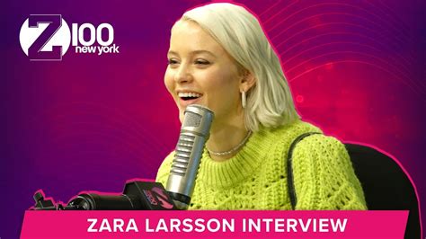 Zara Larsson Talks Meeting Her Boyfriend Online And Hating Their First