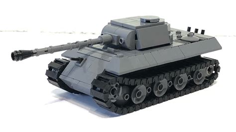Lego Ww2 Tank Tutorial German Panther Tank Speed Build Minifigure