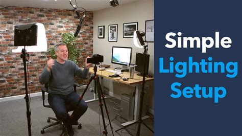 Great Simple Lighting Setup For Video Youtube