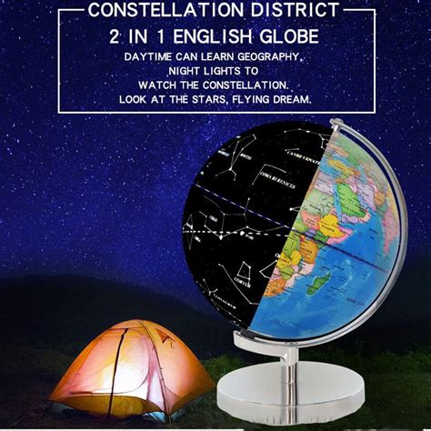 Buy Illuminated World Globe With Stand Educational T Kids Globe