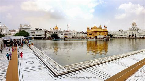 Sri harmandir sahib, also known as sri darbar sahib or golden temple, (on account of its scenic beauty and golden coating), situated in amritsar (punjab), . Golden Temple - 1600x900 - Download HD Wallpaper ...