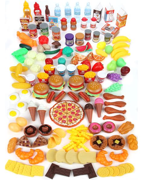 Mommy Please Play Set For Kids Huge 202 Piece Pretend Food Toys Is