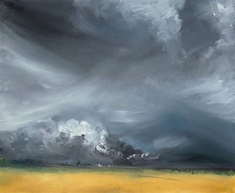 Stormy Sky Art By Maureen Gillespie