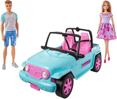 Barbie Playset With Off Road Vehicle And Doll And Ken In