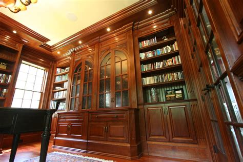 Custom Library Home Office Traditional Home Office Philadelphia