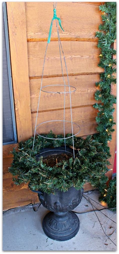Three Mango Seeds Tomato Cage Christmas Trees And A Front Porch Tour