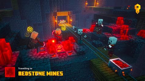 Minecraft Dungeons Redstone Mines Playthrough Gameplay 5 Youtube