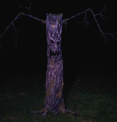 Lifesize Halloween Prop Haunted Trees 6tall Ooak By Artist Haunted