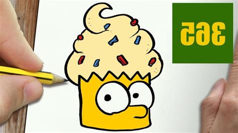 Dessin Cupcake Facile Cool Collection Ment Dessiner Bart Simpson Petit