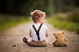 A Father's Touching Photos of His Two Sons and Their Teddy Bear