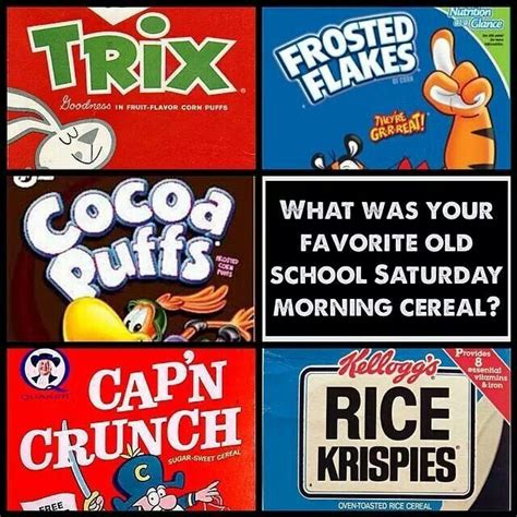 Favorite Saturday Morning Cereal Corn Puffs Morning Cereal