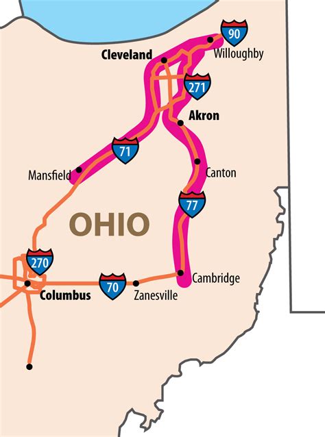 Northeast Ohio Route Ad Rack