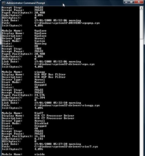 How To Use Command Prompt To Get A List Of Installed Drivers In Windows