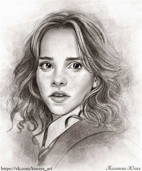 Hermione Granger By Knesya Harry Potter Drawings Harry Potter