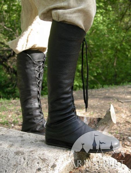 Medieval Fantasy High Boots Forest Medieval Boots Medieval Clothes