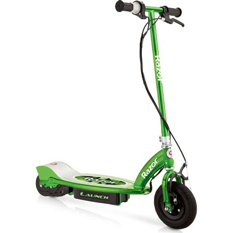 Razor E100 Electric Scooter With Rear Wheel Drive Green