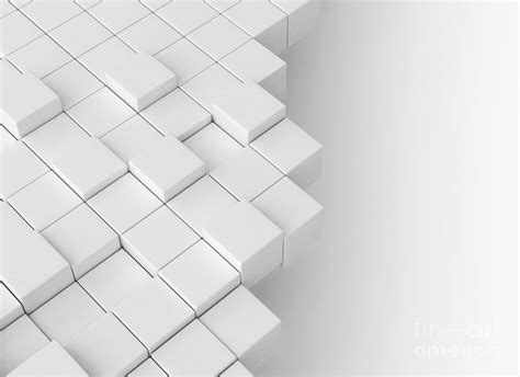 White Cubes Photograph By Jesper Klausenscience Photo Library Pixels