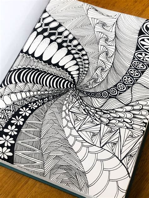 What Is Zentangle Drawing Meditation Popsugar Fitness