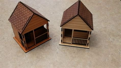 Laser Cut Build A House Design Youtube