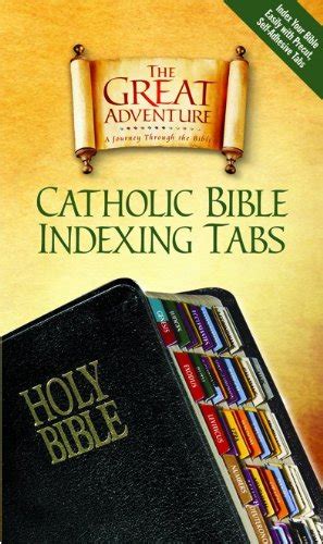 Catholic Bible Indexing Tabs The Great Adventure Import It All