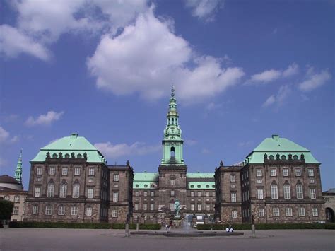 Christiansborg Palace Copenhagen Denmark Current Palace Rebuilt